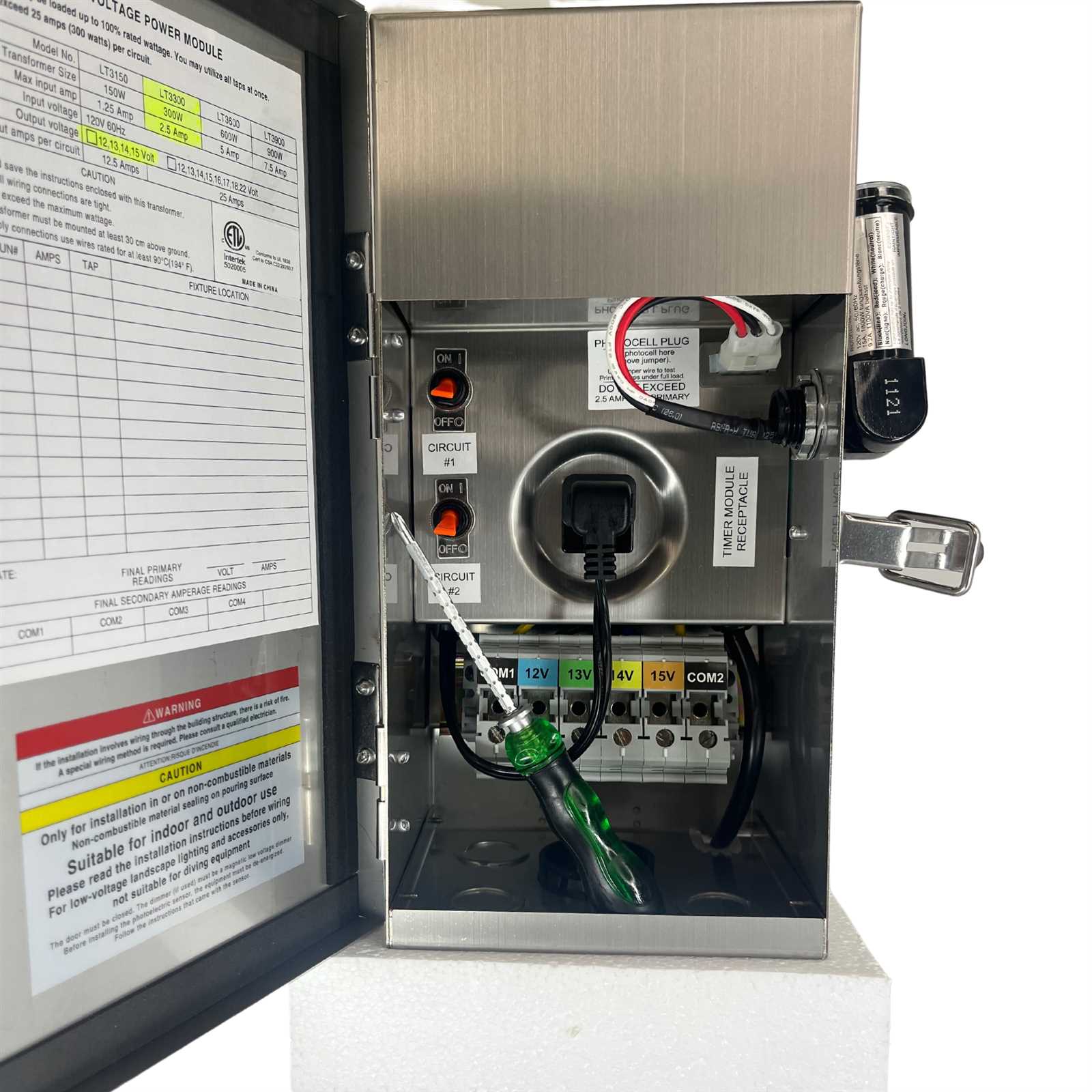 malibu 600 watt transformer instruction manual