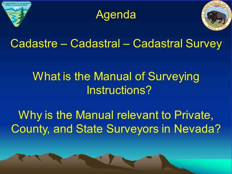 manual of survey instructions 2009