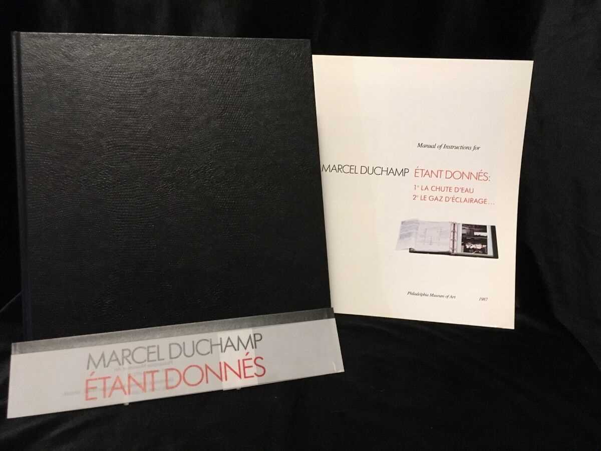 marcel duchamp etant donnes manual of instructions