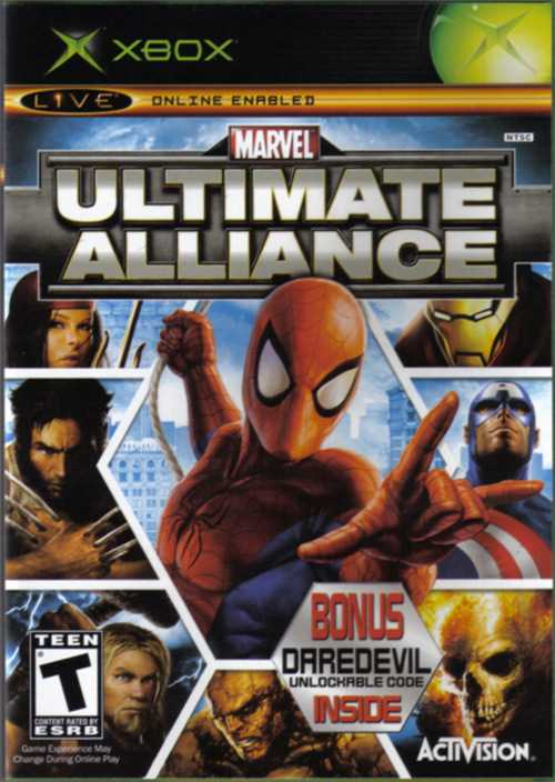 marvel ultimate alliance instruction manual