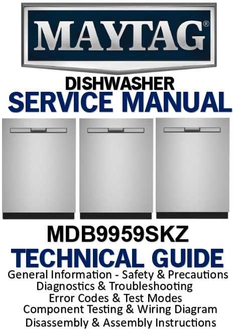 maytag dishwasher instruction manual