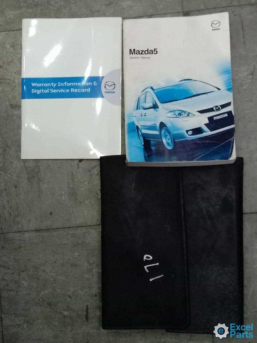 mazda 5 instruction manual