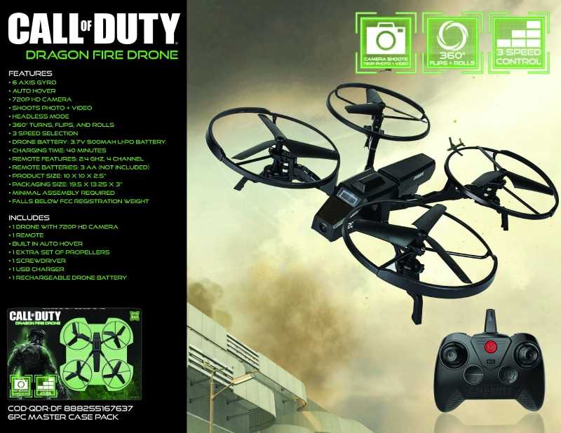 call of duty dragonfly drone instruction manual