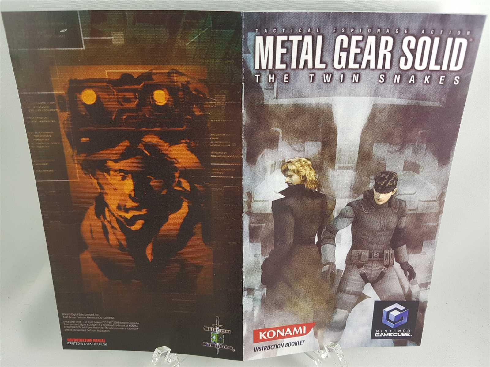 metal gear instruction manual