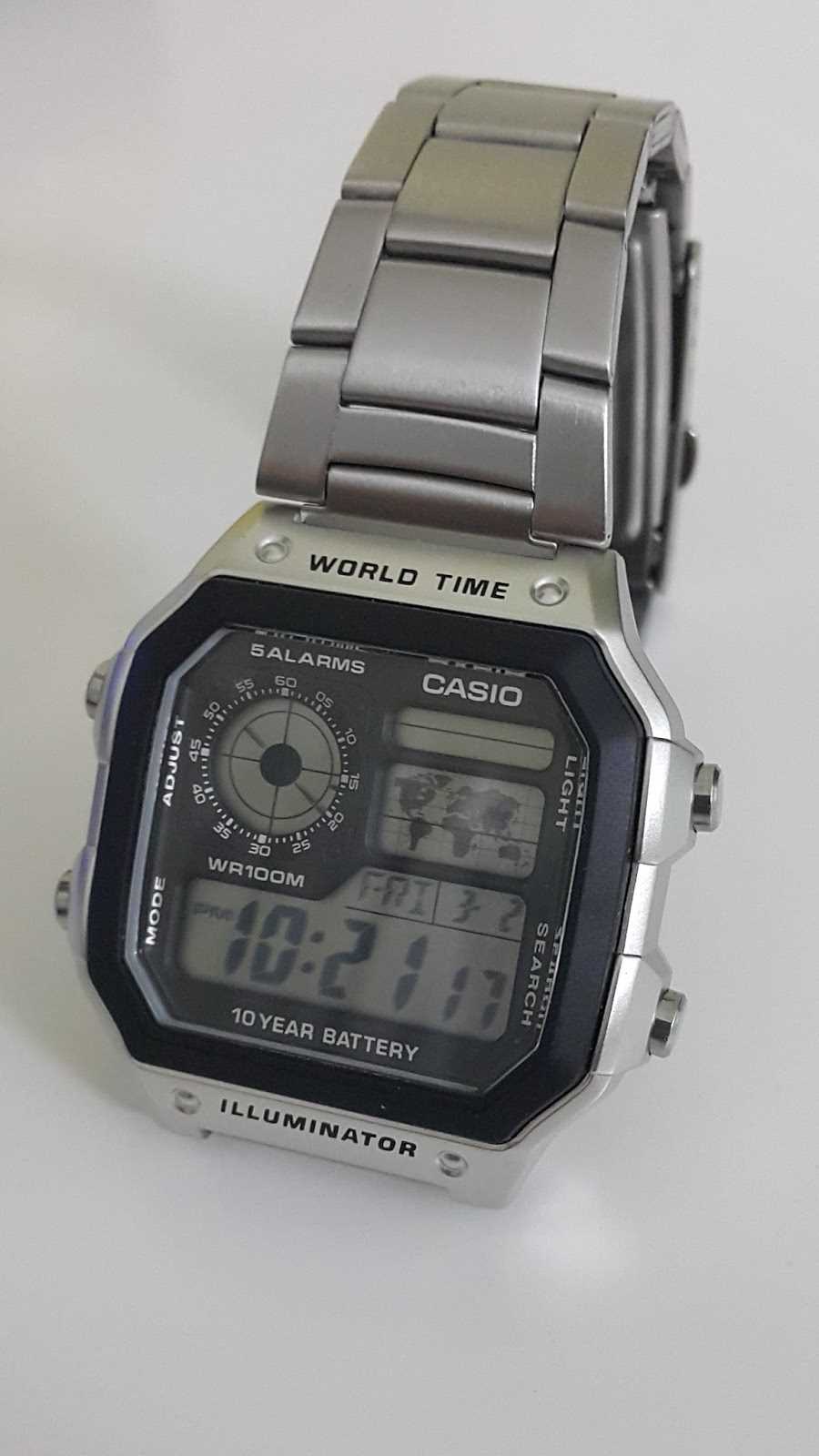 casio world time watch instruction manual