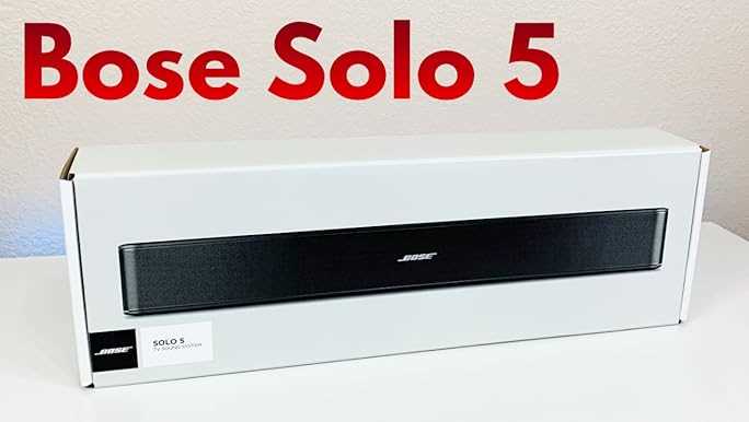 bose solo 5 instruction manual