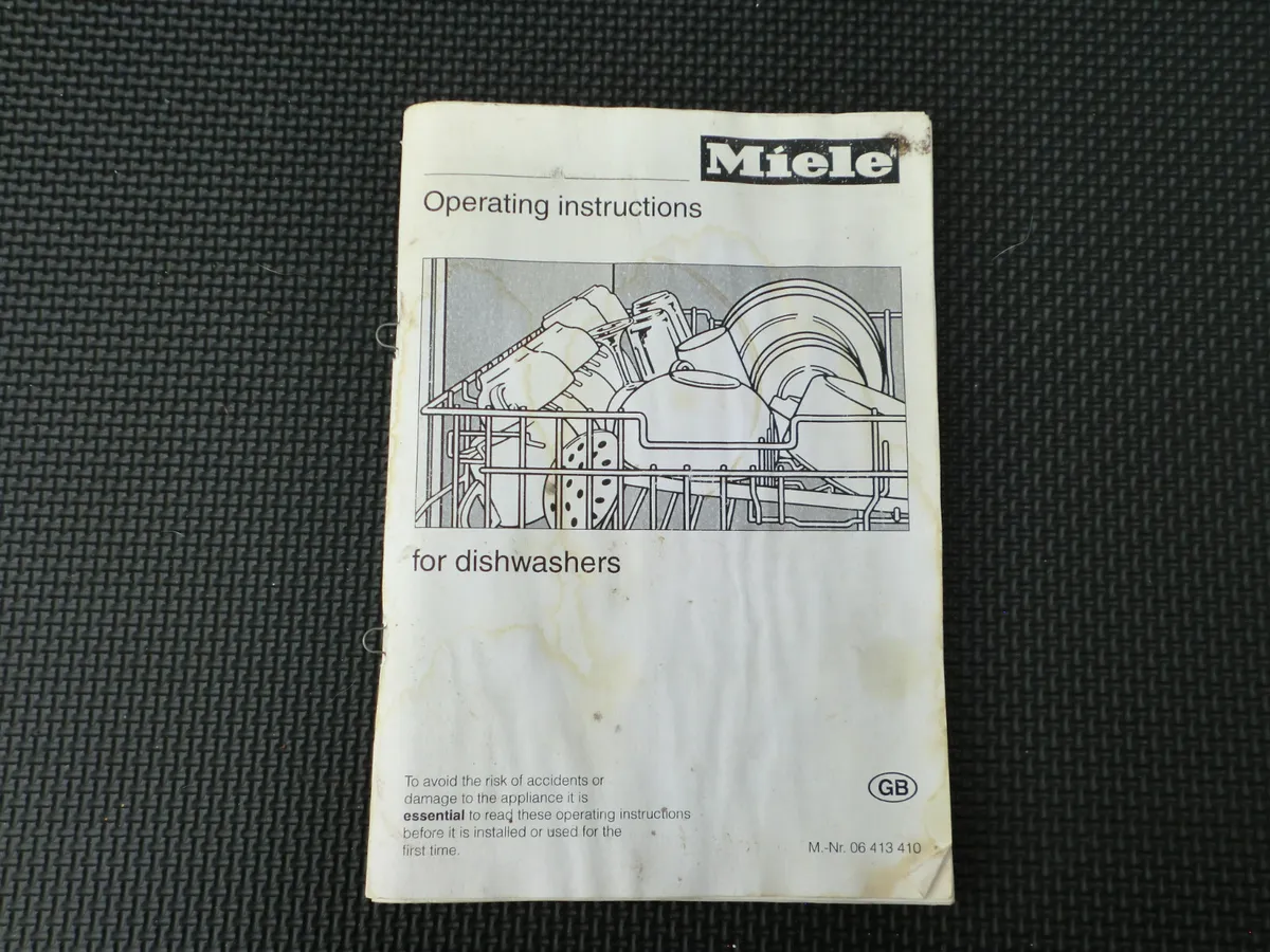 miele dishwasher instructions manual