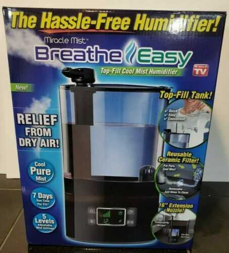 miracle mist breathe easy humidifier instruction manual