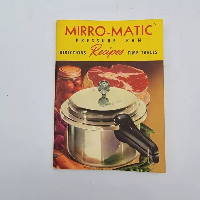 mirro matic pressure cooker instruction manual