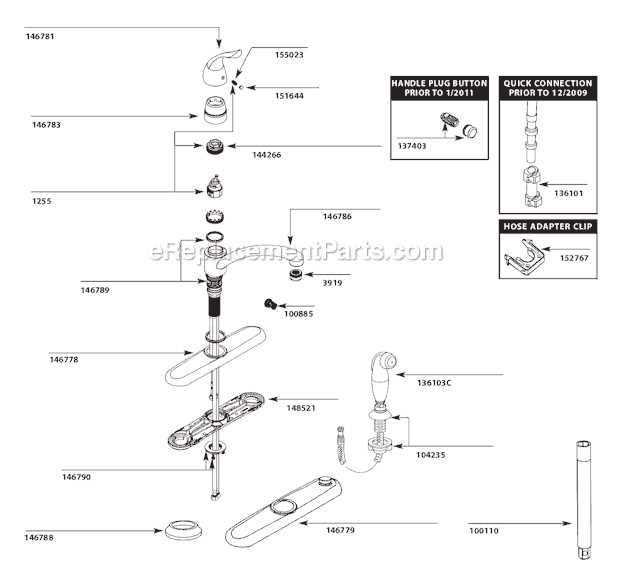 moen kitchen faucet instruction manual