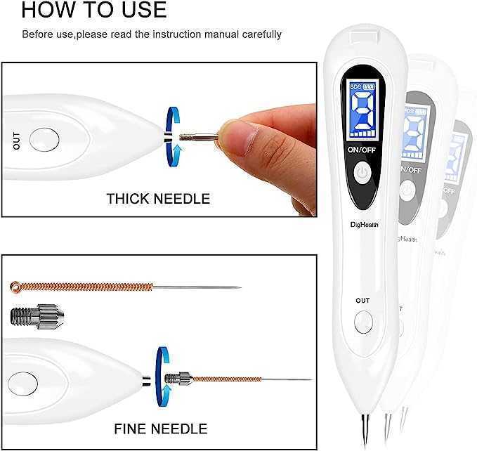 mole freckle pen instruction manual