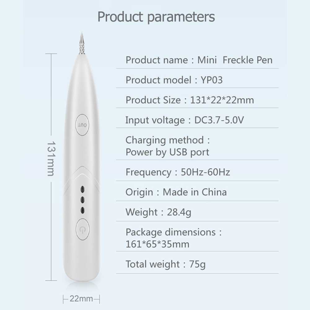 mole freckle pen instruction manual