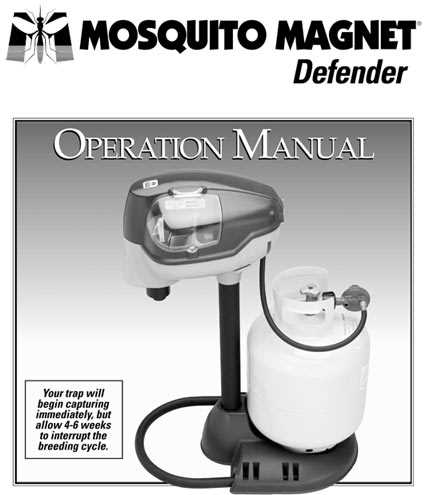 mosquito magnet instruction manual