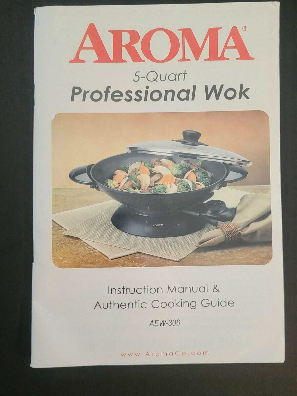 aroma professional instruction manual