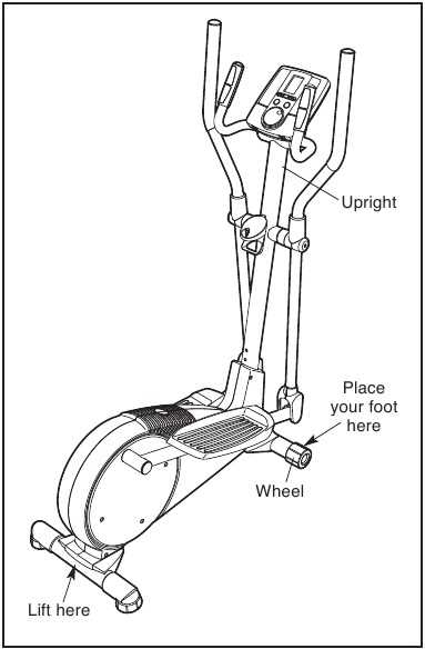 golds gym stride trainer 350 elliptical instruction manual