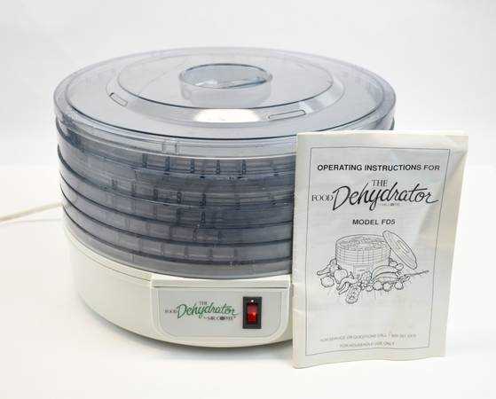 mr coffee food dehydrator instruction manual