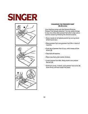 singer model 9410 instruction manual