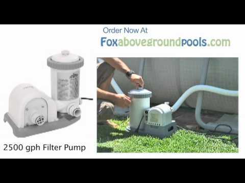 intex sand filter pump instruction manual