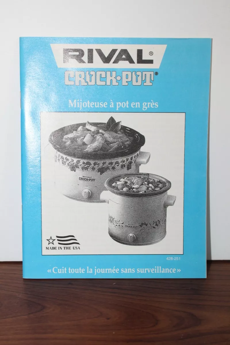 crock pot instructions manual