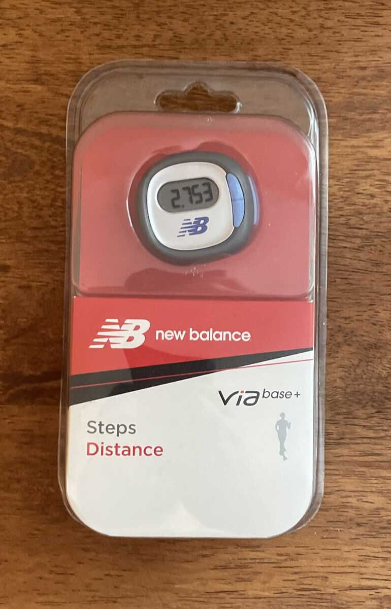 new balance pedometer instruction manual