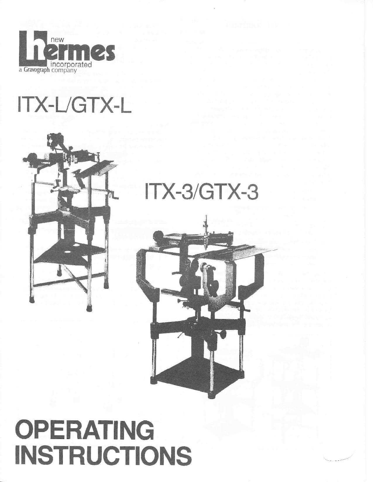 new hermes engravograph instruction manual