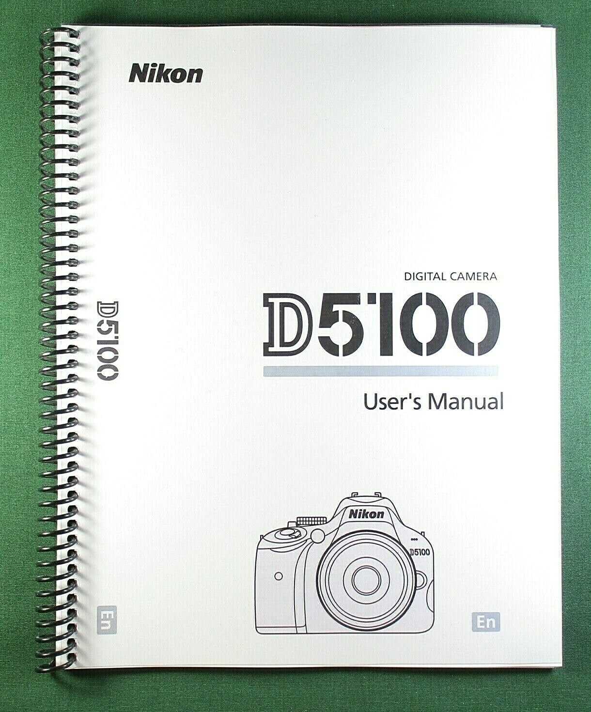 nikon d5100 instruction manual