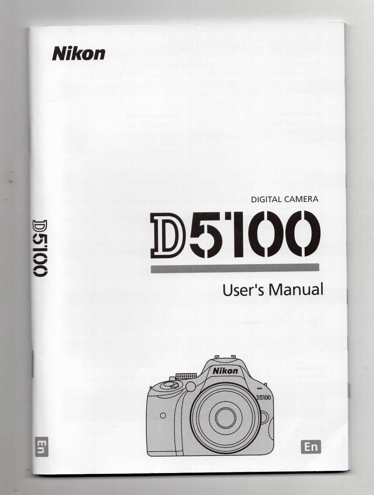 nikon d5100 instruction manual