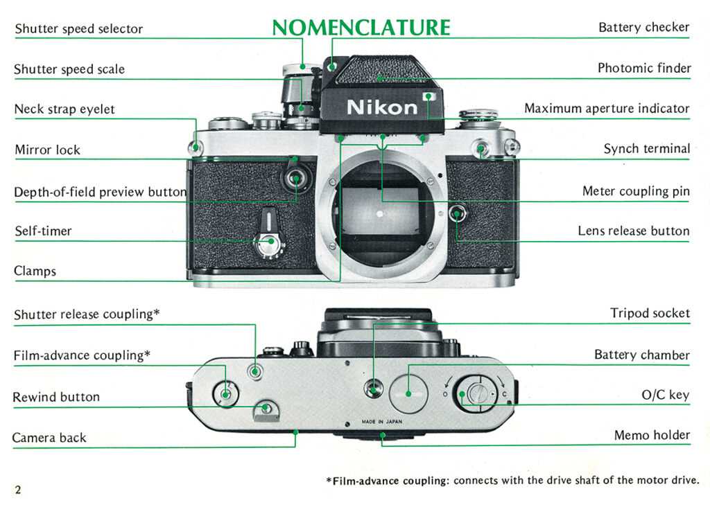 nikon f2as instruction manual