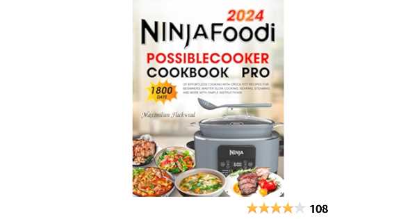 ninja slow cooker instruction manual