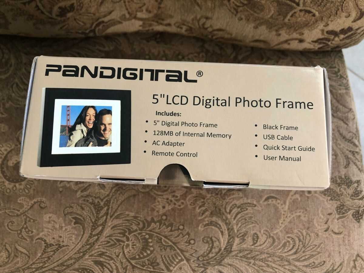 pandigital photo frame instruction manual