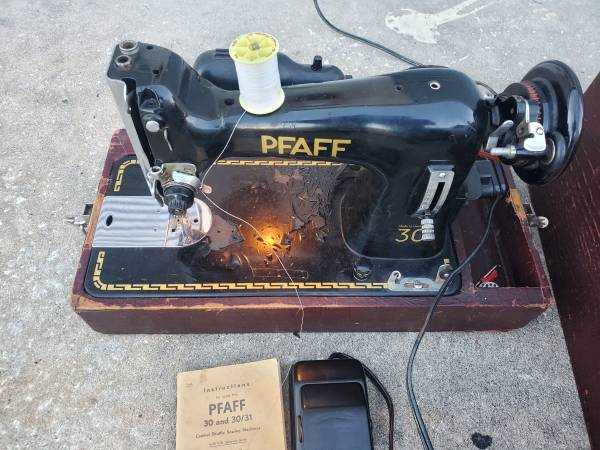 pfaff 30 sewing machine instruction manual