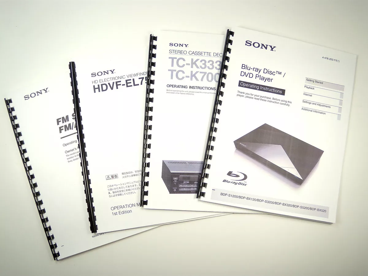 sony x85j instruction manual