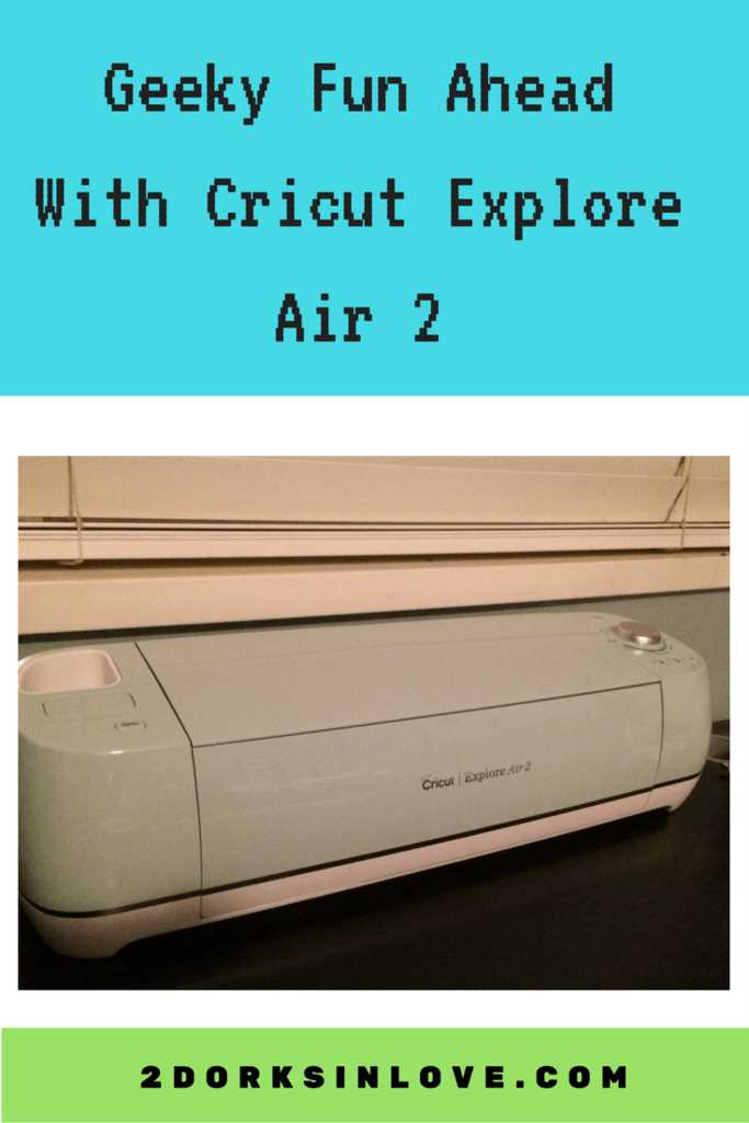 instruction manual for cricut explore air 2