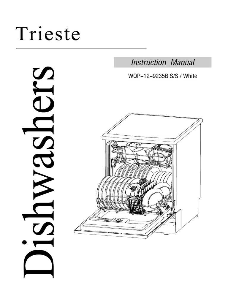 nobel dishwasher instruction manual