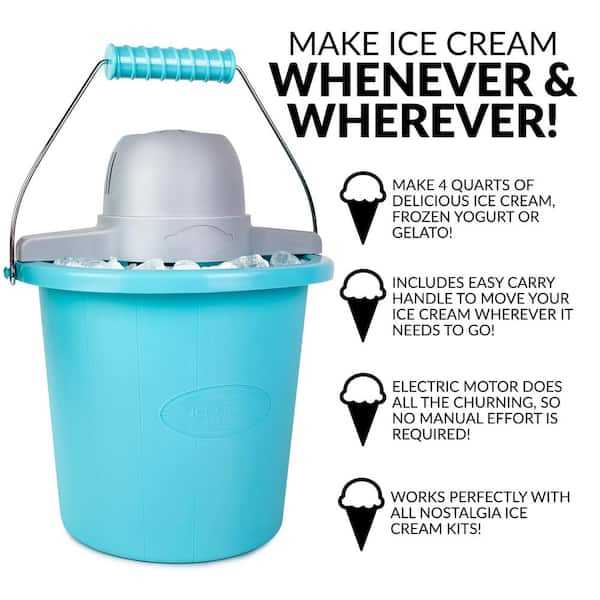 nostalgia electrics ice cream maker instruction manual