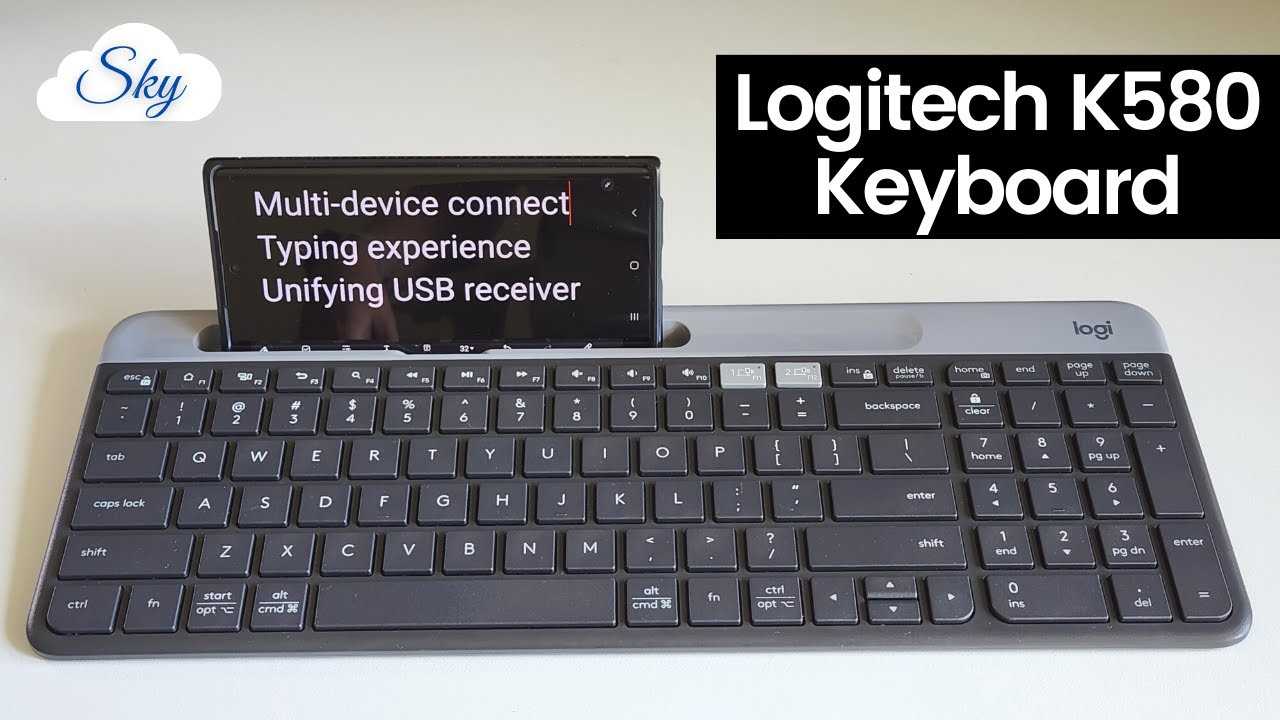 logitech k580 instruction manual