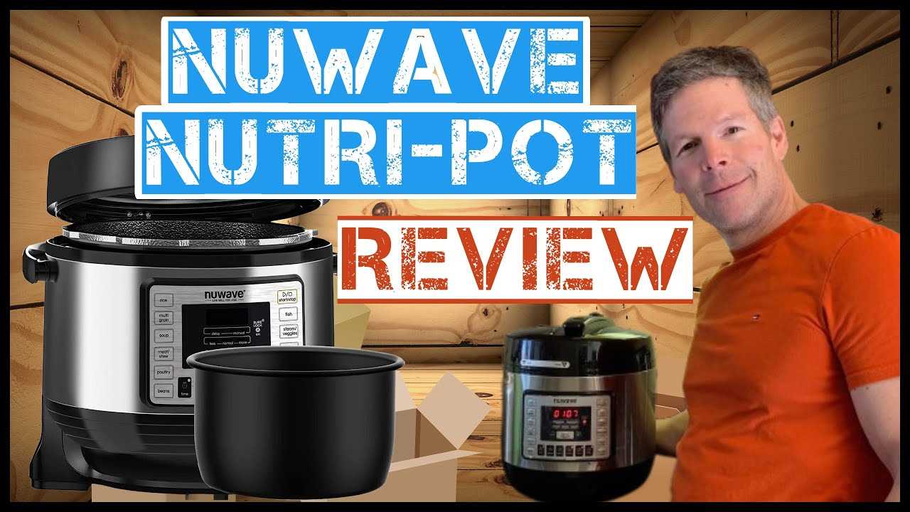 nuwave pressure cooker instruction manual