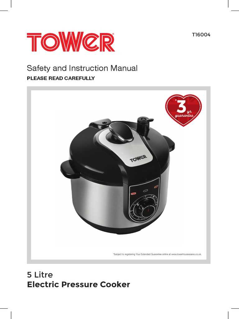 nuwave pressure cooker instruction manual