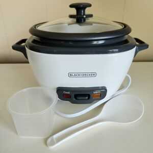 black and decker rice cooker instruction manual