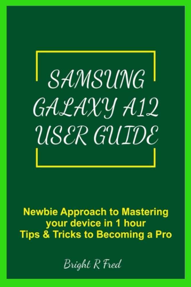 samsung galaxy a12 instructions manual