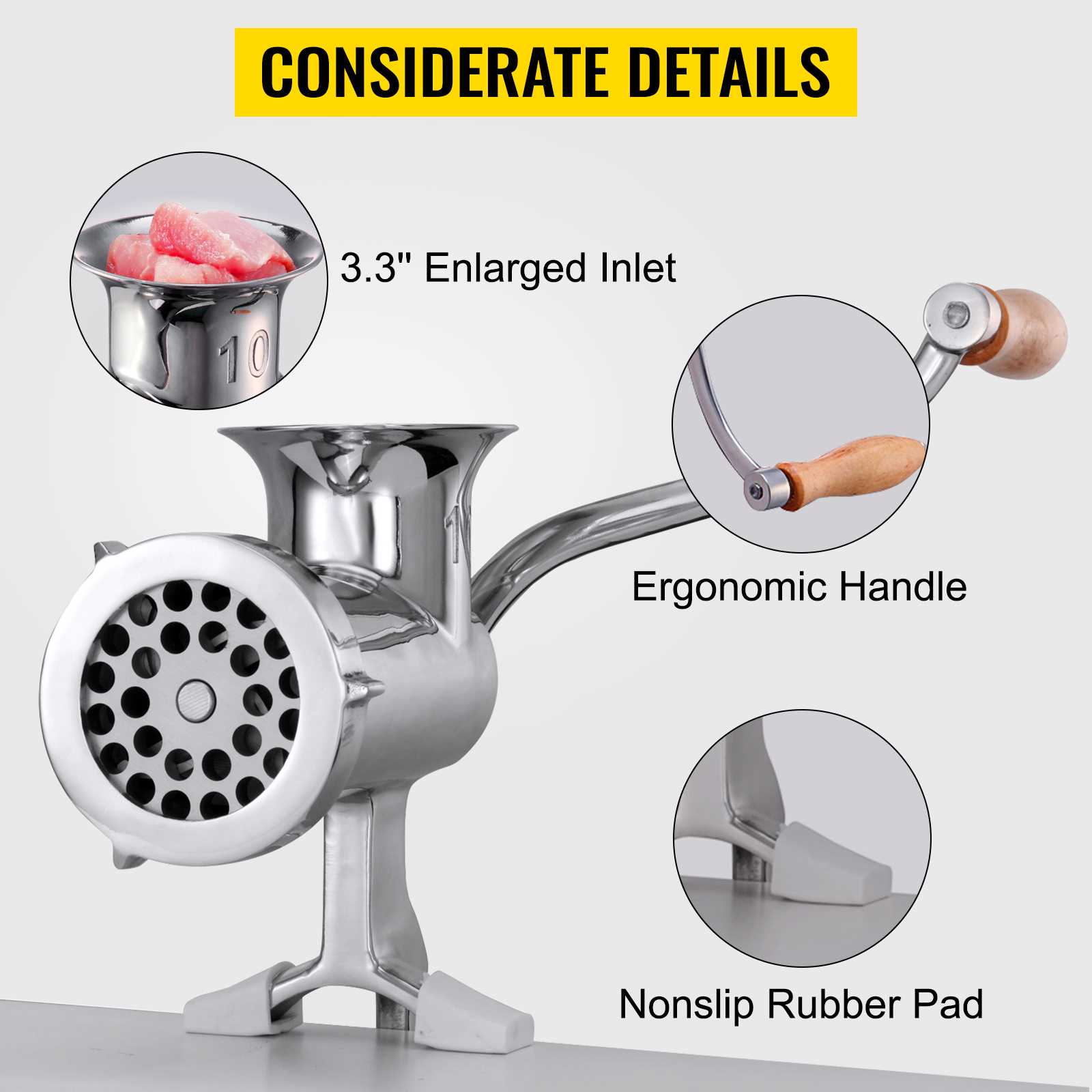 manual meat grinder assembly instructions