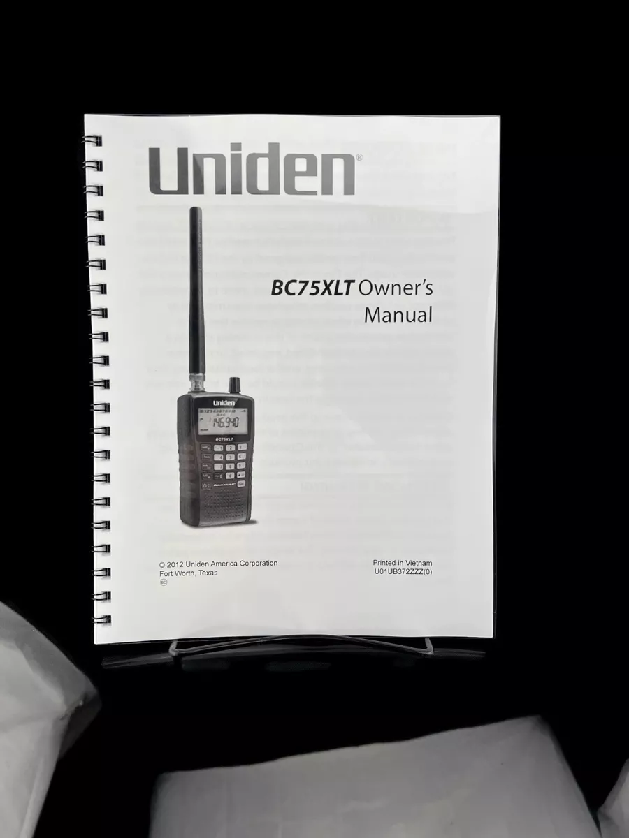 uniden walkie talkie instruction manual