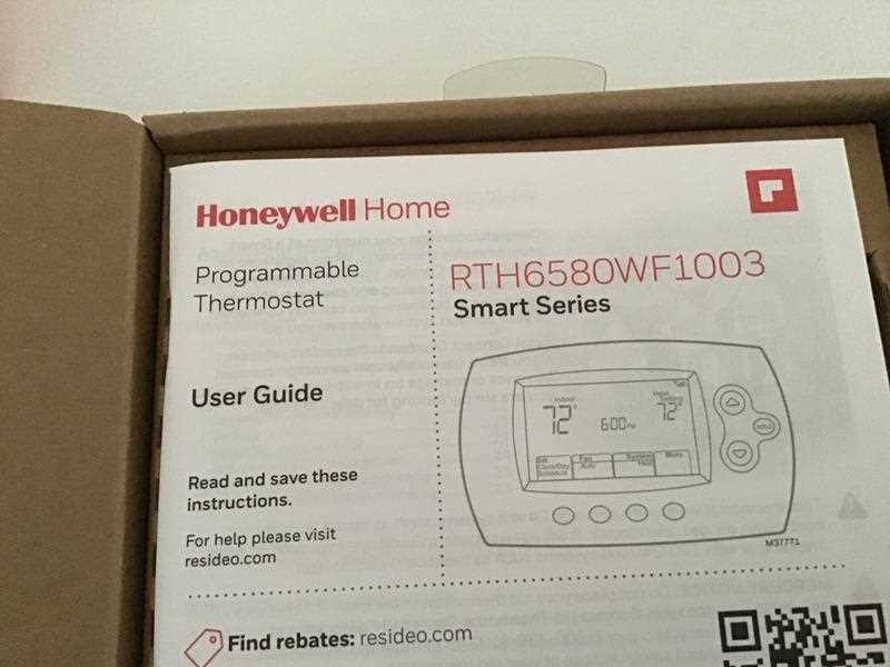 honeywell home instruction manual