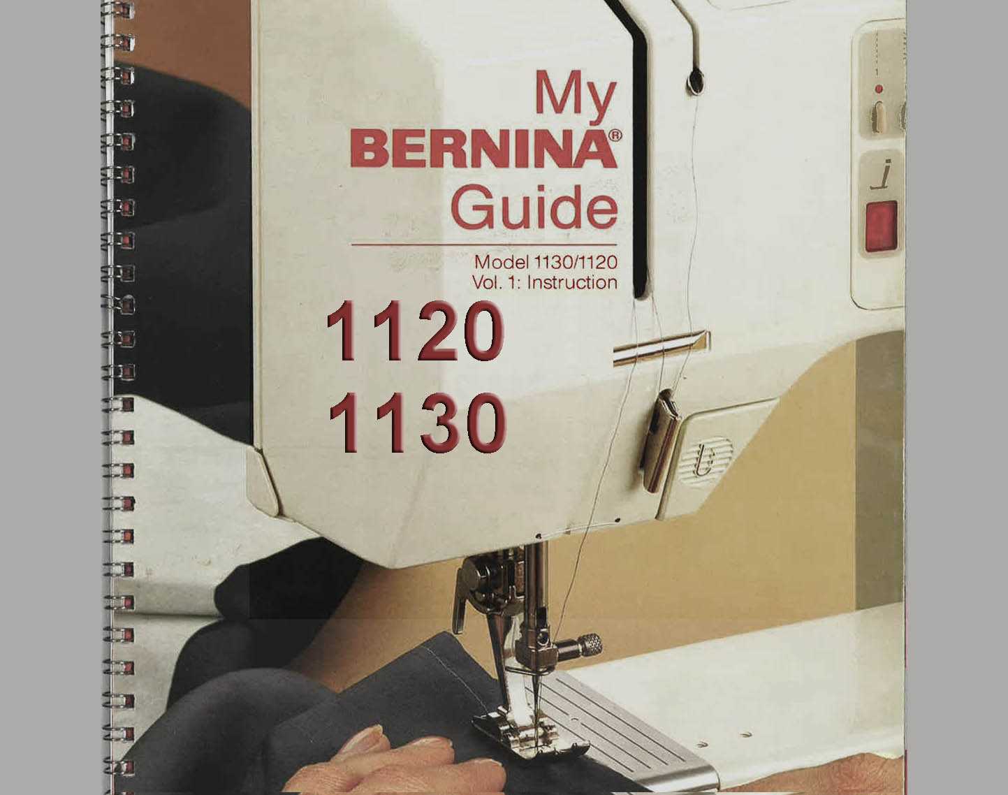 bernina 1130 instruction manual