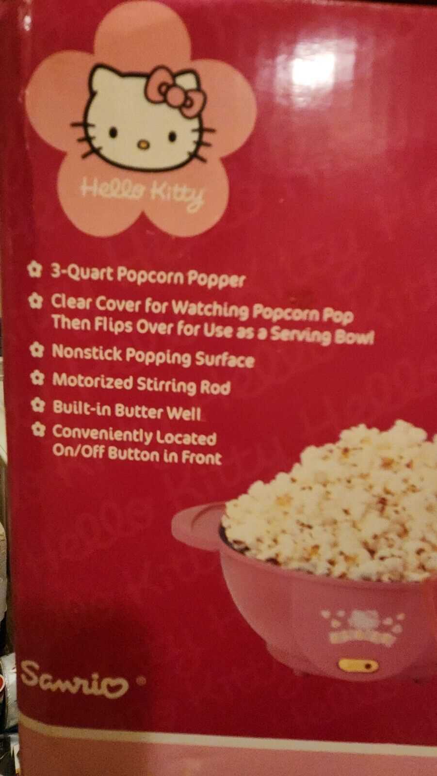 hello kitty popcorn maker instruction manual