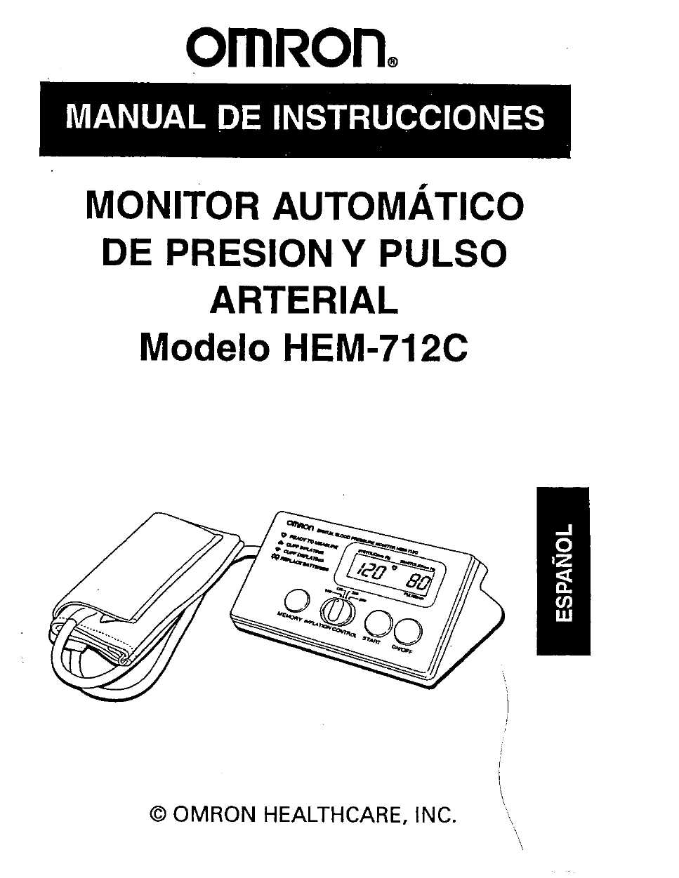 omron bp710 instruction manual