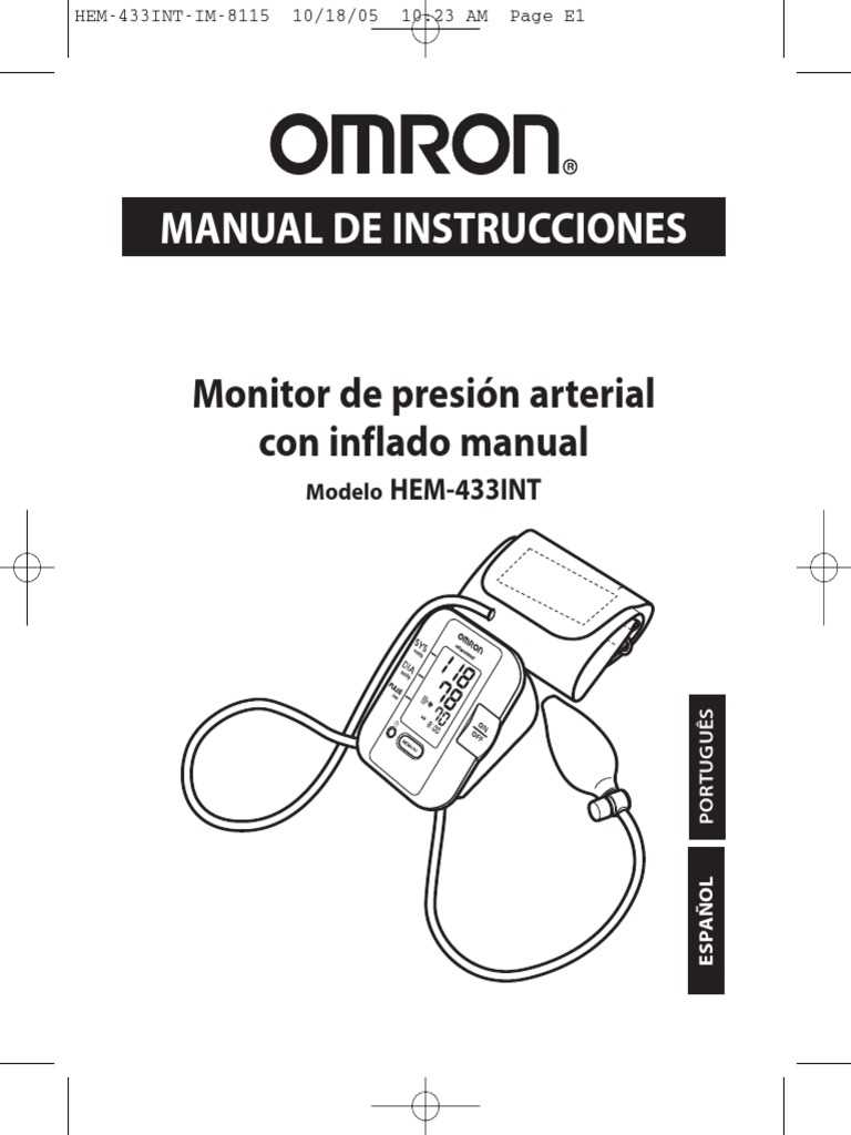 omron hem 432cn2 instruction manual