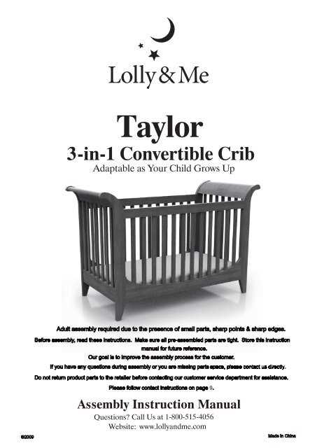 crib instructions manuals online