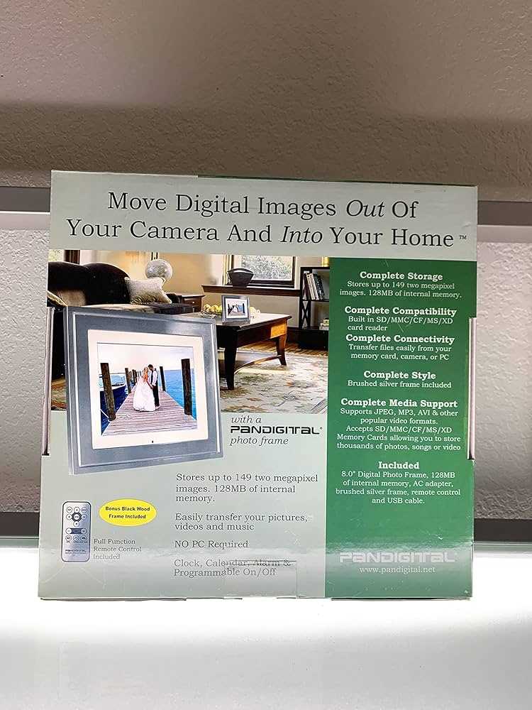 pandigital photo frame instruction manual