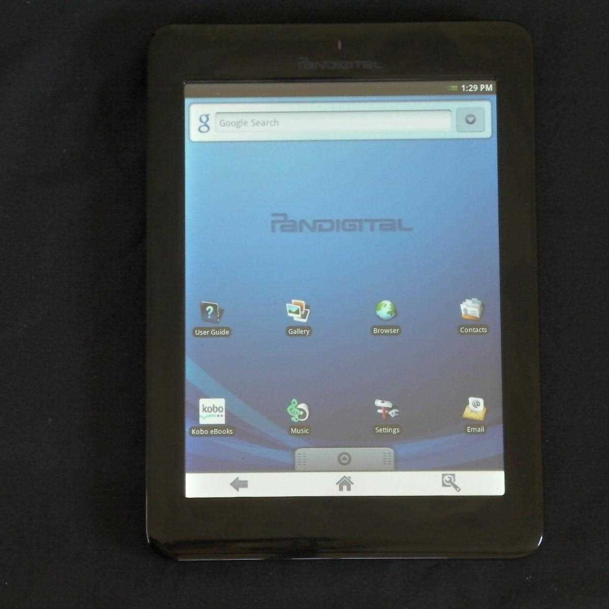 pandigital tablet instruction manual